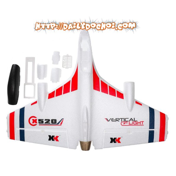 Hanoitoy Trọn bộ vỏ máy bay full thân XK X520 dùng để chế tạo, thay thế cho máy bay XK X520 hàng chất lượng cao