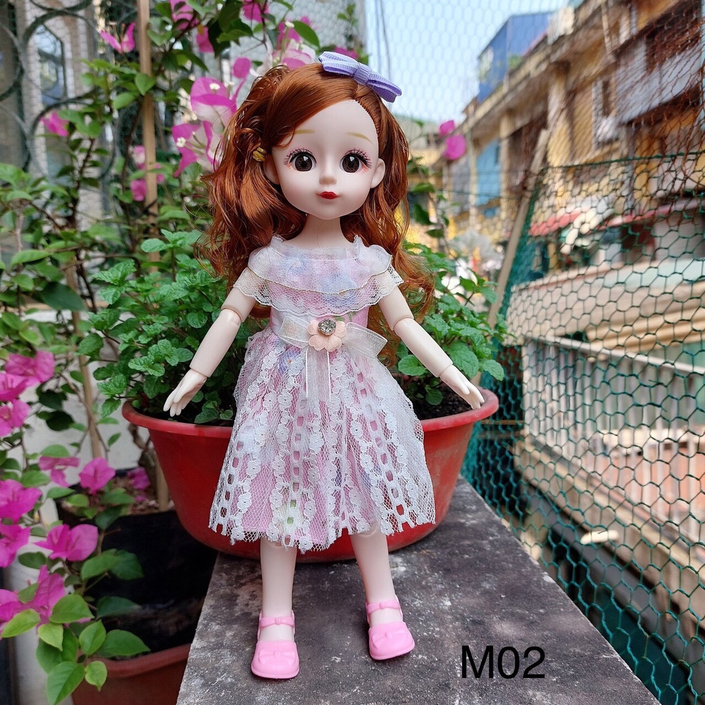 Búp Bê Bé Gái Cao 30cm Với Những Chiếc Váy Dễ Thương