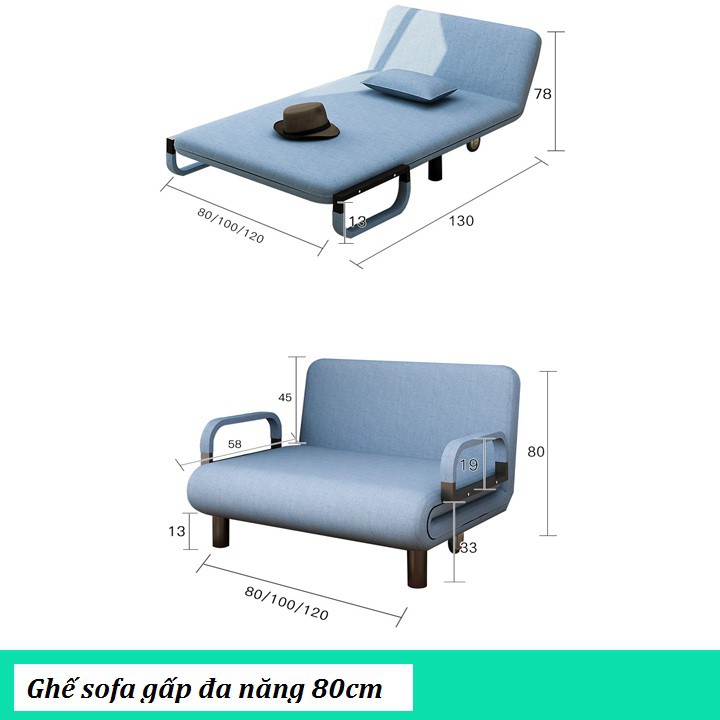 Ghế sofa - Sofa giường 80cm