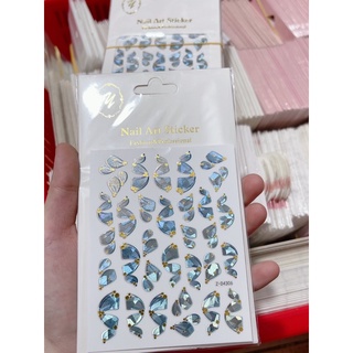 Sticker Lụa 5D dán móng