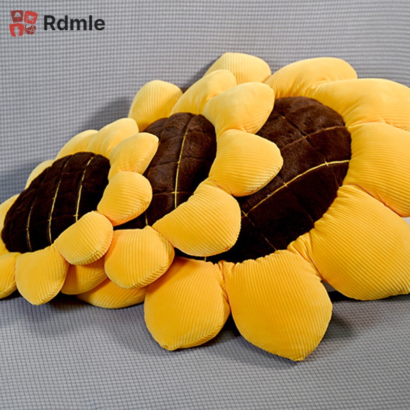 Gối Mềm Hình Hoa Hướng Dương Sáng Tạo Đa Năng Trang Trí Phòng Khách/Phòng Ngủ