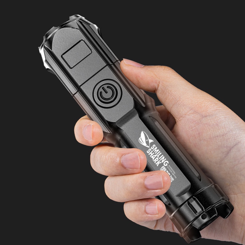 Đèn Pin LED Công Suất Cao Sạc USB Tiện Dụng