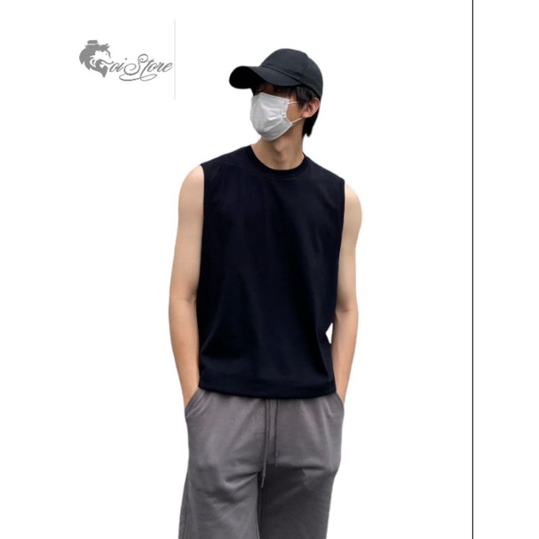 40-105kg áo 3 lỗ/tanktop/sát nách nam nữ thời trang Sói Store bigsize unisex