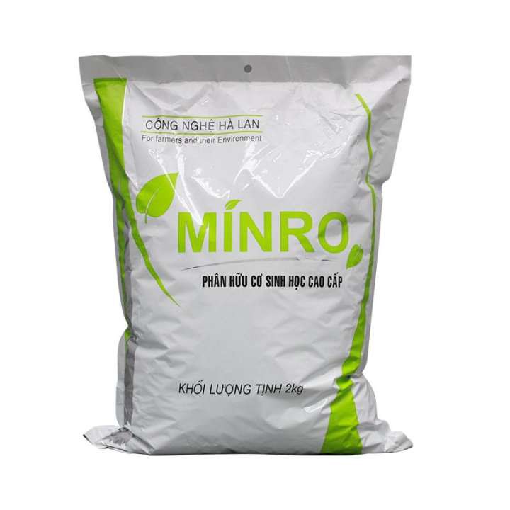 PHÂN HỮU CƠ SINH HỌC MINRO DẠNG VIÊN NỞ GÓI 2kg