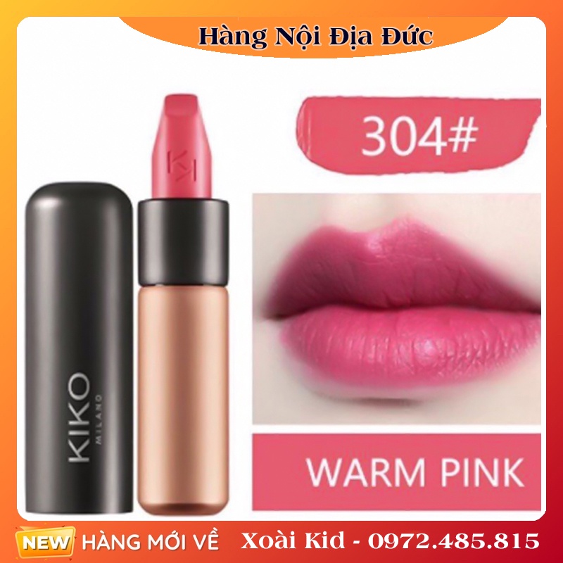 [SALE] Son KIKO VELVET PASION MATTE - Đủ Bill mua tại Đức