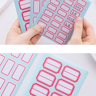 [Hot Sale]12 Pcs Simple Commodity Classification Self-adhesive Sticker Creative Student Book Sticker