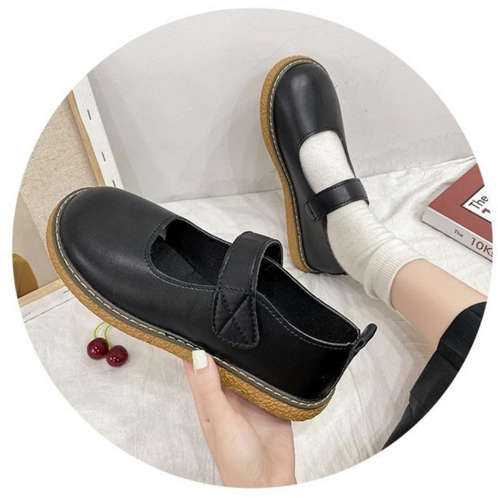 Giày oxfod nữ phong cách Lolita hoc sinh Mery Shoes MPS11 quai ngang mới | BigBuy360 - bigbuy360.vn