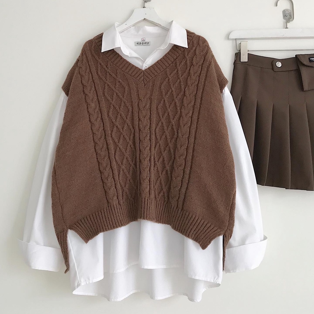 Áo Ghile len màu cực tôn da SRIE - 10147 ( Jem Closet )