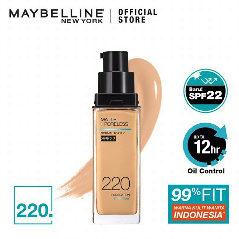 (Hàng Mới Về) Kem Nền Dạng Lỏng Maybelline Fit Me! Chống Nắng Spf 22