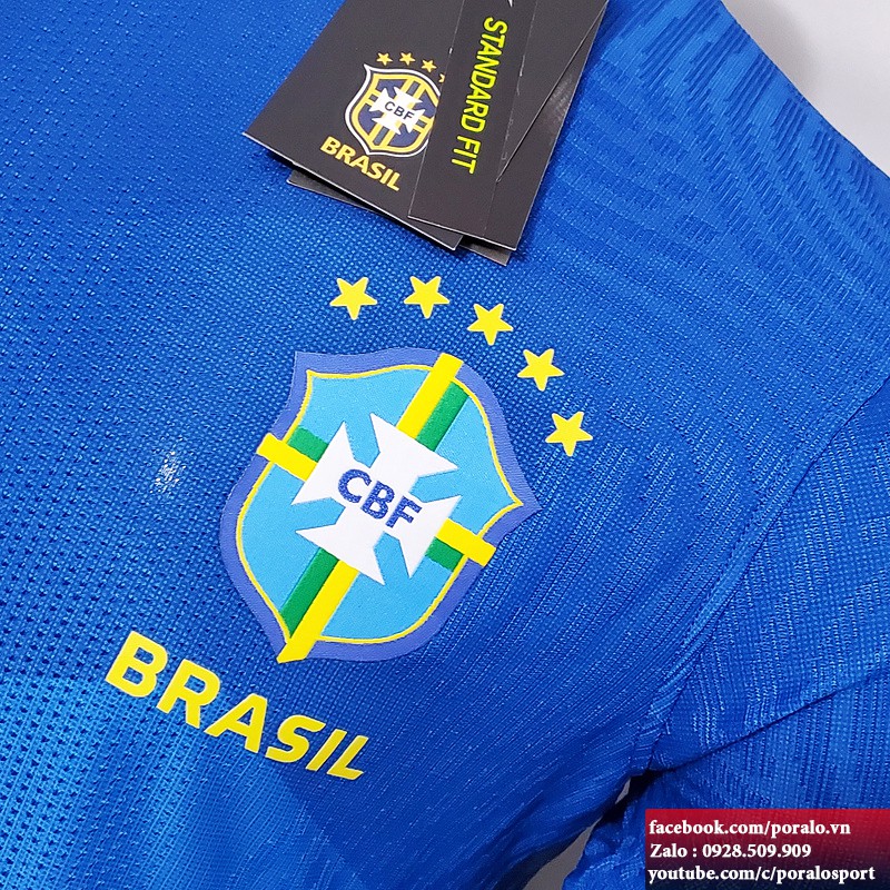 BỘ ÁO ĐẤU ĐT BRAZIL SÂN KHÁCH 2021/22 BẢN PLAYER CAO CẤP
