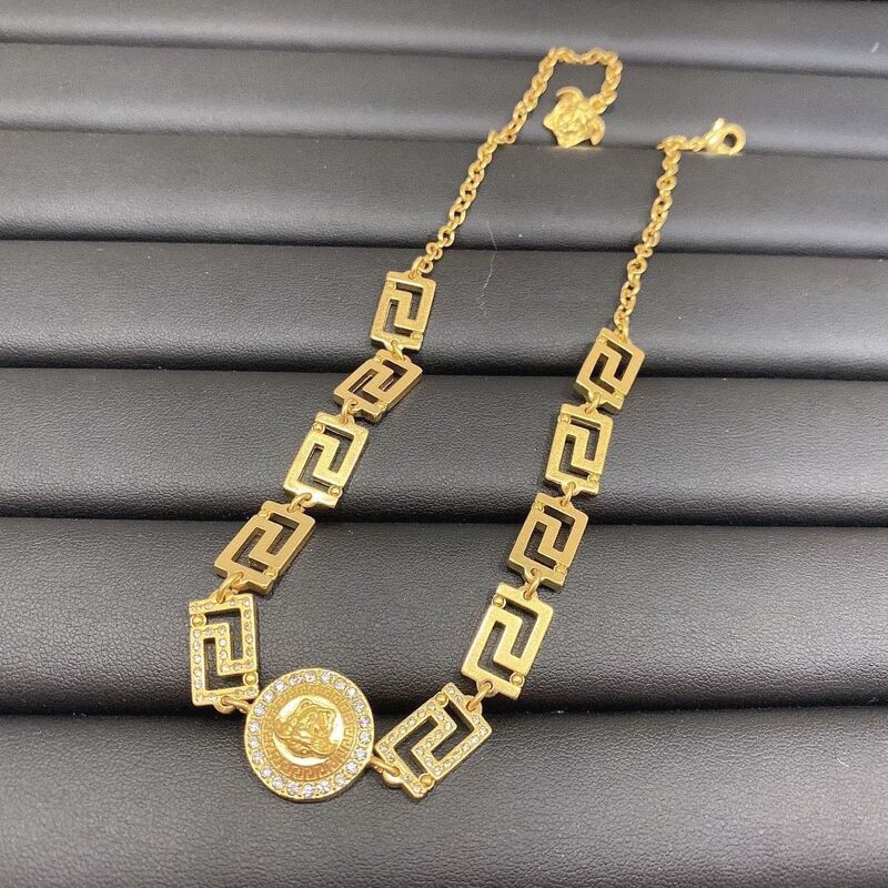 Vòng cổ Chocker Versace vàng