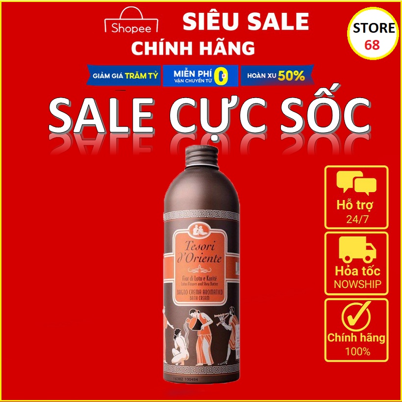 Sữa tắm nước hoa Tesori, Hương Hoa Sen Trắng Da 500ml