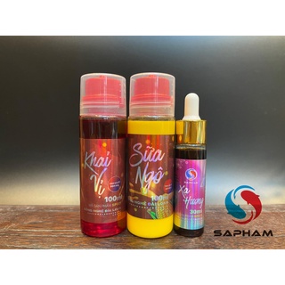 Combo câu trắm chép trôi : Khai vị+Sữa ngô+Xạ hương - mồi câu trắm chép trôi saphamfishing