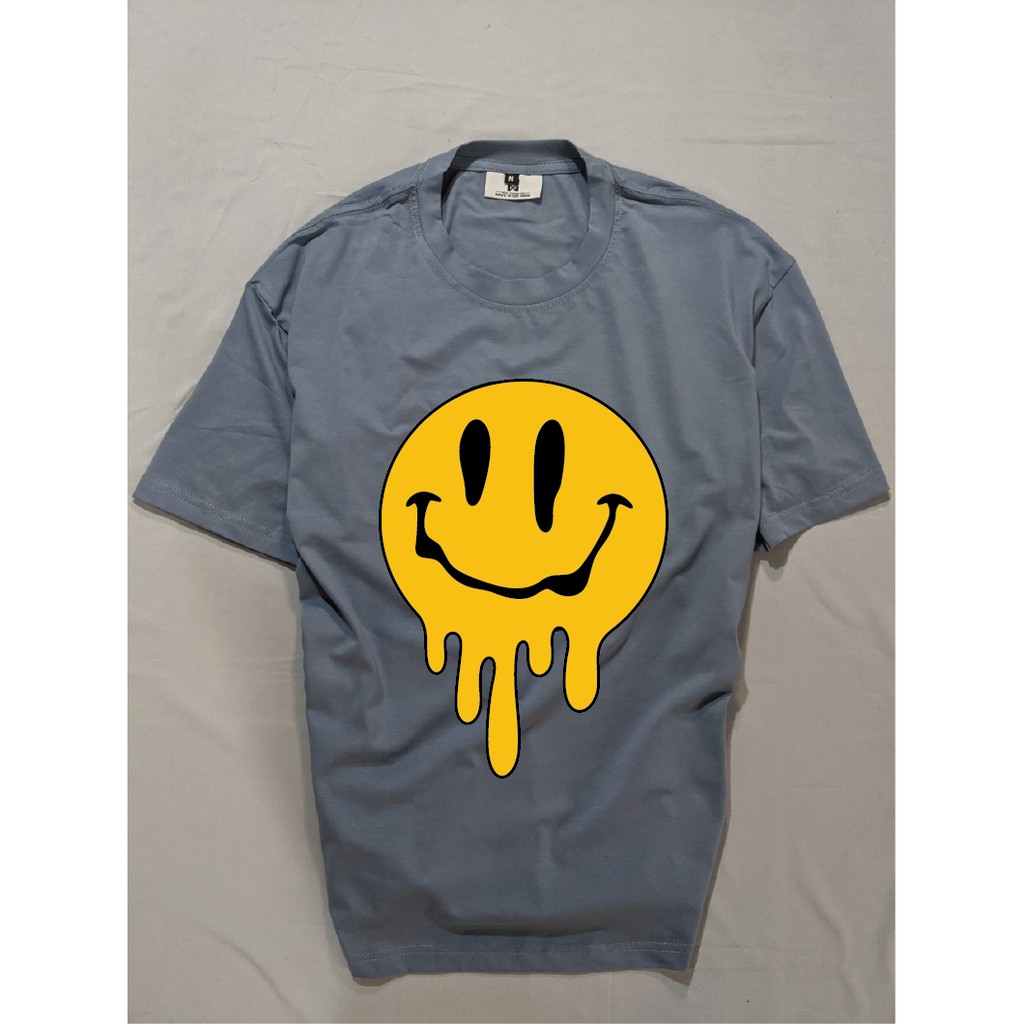 Áo thun tay lỡ Mặt cười chảy- Áo phông nam nữ, Áo Drew form rộng Tay lỡ,chất cotton - Áo thun unisex | BigBuy360 - bigbuy360.vn