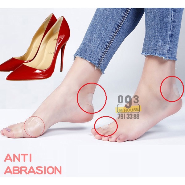 Cuộn Băng Keo Dán Gót Chân Chăm Sóc Da Chống Đau Ngón Chân, Không Thấm Nước