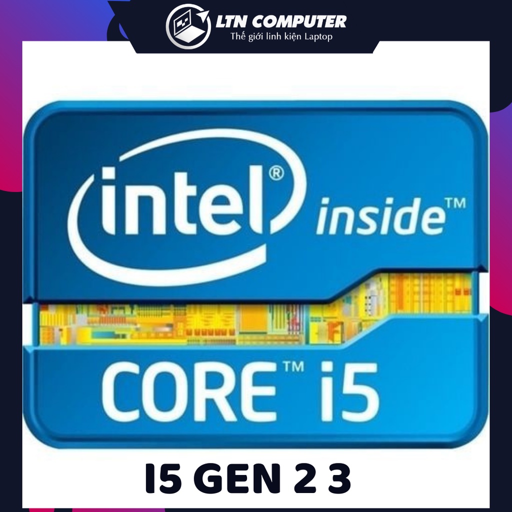 Tem Intel - logo Intel- Tem logo Intel core I5 I7 gen 2 gen 3 gen 4 gen 5 gen 6 gen 7 - Tem dán laptop máy tính