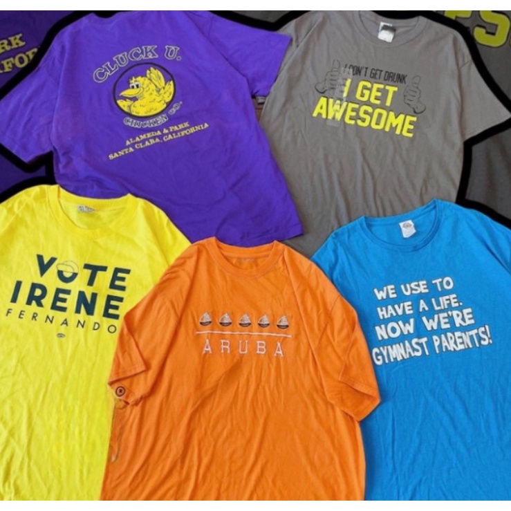 ÁO THUN MỸ UNISEX 2HAND HIỆU & SIÊU PHẨM