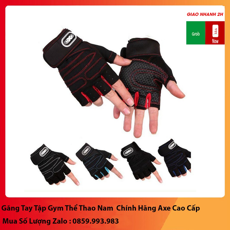 Găng tay tập gym, tập tạ, thể thao chuyên nghiệp Nam Gloves Axe