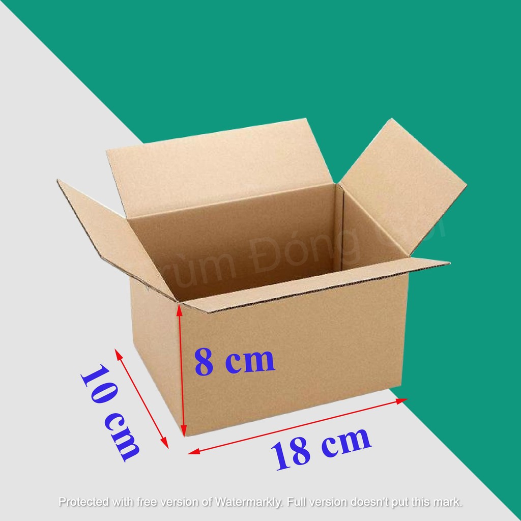 COMBO 30 Hộp Carton 18x10x8 Đóng Gói Hàng Thùng Carton Chống Sốc