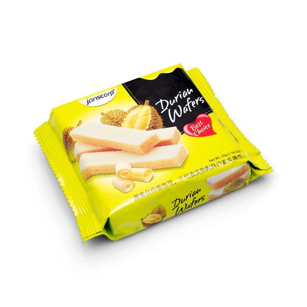 Bánh Xốp Sầu Riêng Janscorp Gói 50g, Nhập khẩu Indonesia
