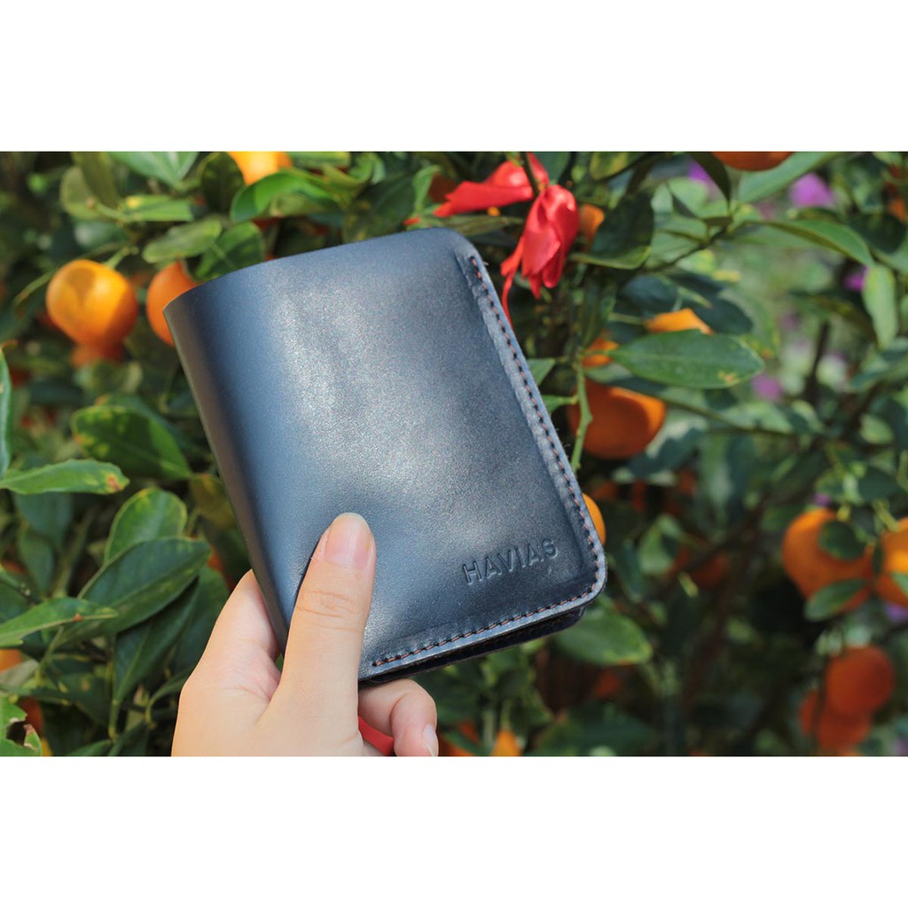 Ví Da Đứng Vertical Handcrafted Wallet HAVIAS