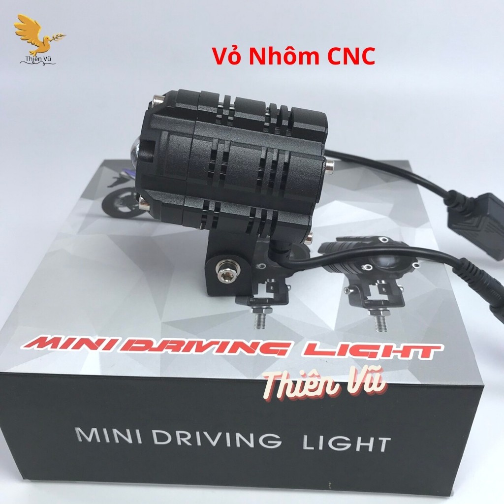 ĐÈN TRỢ SÁNG MINI Bi CẦU 2 MÀU MẪU MỚI COST VÀNG PHA TRẮNG ÁNH SÁNG GOM_Trợ Sáng Thiên Vũ