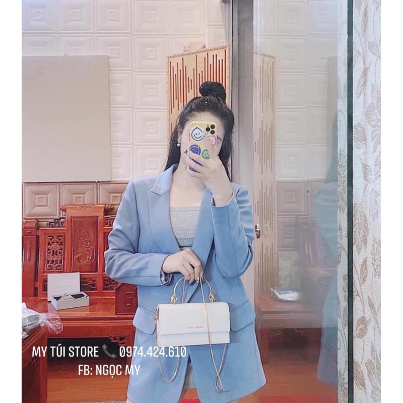 Túi quai kiềng xuất dư size 19 có dây đeo chéo | BigBuy360 - bigbuy360.vn
