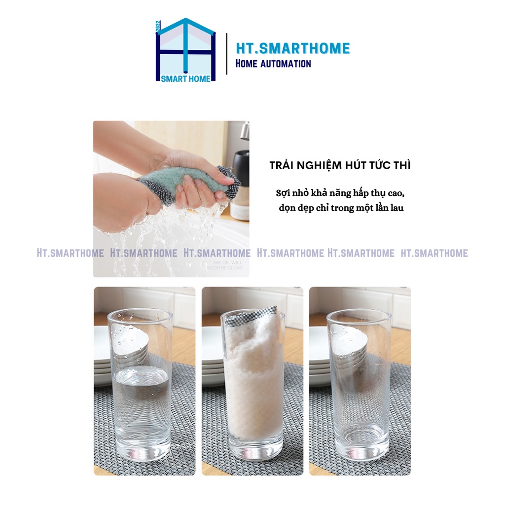 Khăn lau bếp cao cấp dây treo - Khăn lau bàn giẻ lau nhà nhà bếp gia đình, khăn lau tay, lau tay lau bếp