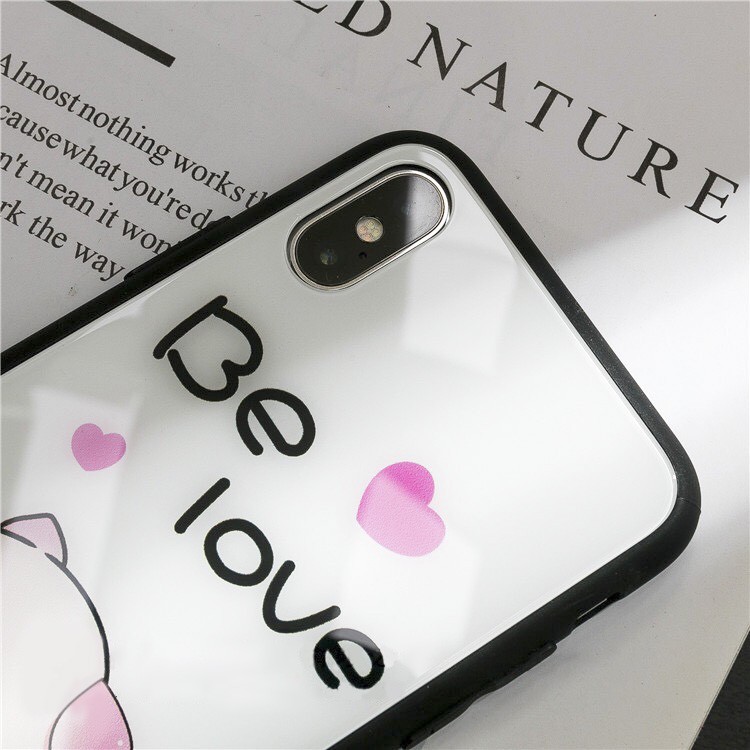 Ốp iphone kính heo dễ thương cho iphone 6 s plus 7 8 plus Xr X s max 11 11 pro max 12 mini 12 pro max