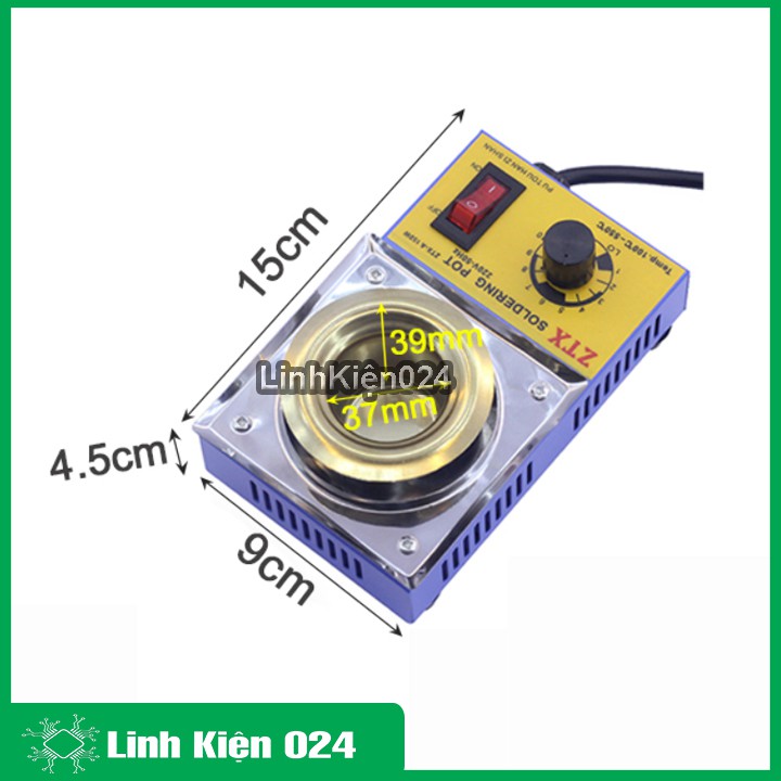 Bể Nhúng Thiếc Soldering ZTX-11A 150W ( BH : 1 tháng)