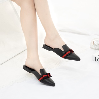 Dép Sục Nữ MWC Đế Bệt Phối Nơ Thanh Lịch NUCG - 3788