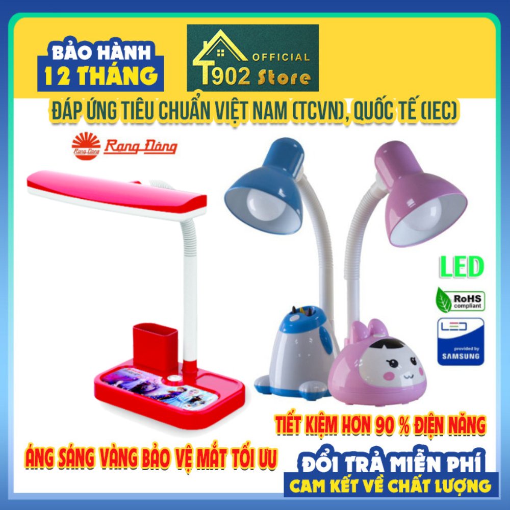Đèn Học Chống Cận Rạng Đông Cao Cấp, An Toàn Tiết Kiệm Điện Năng