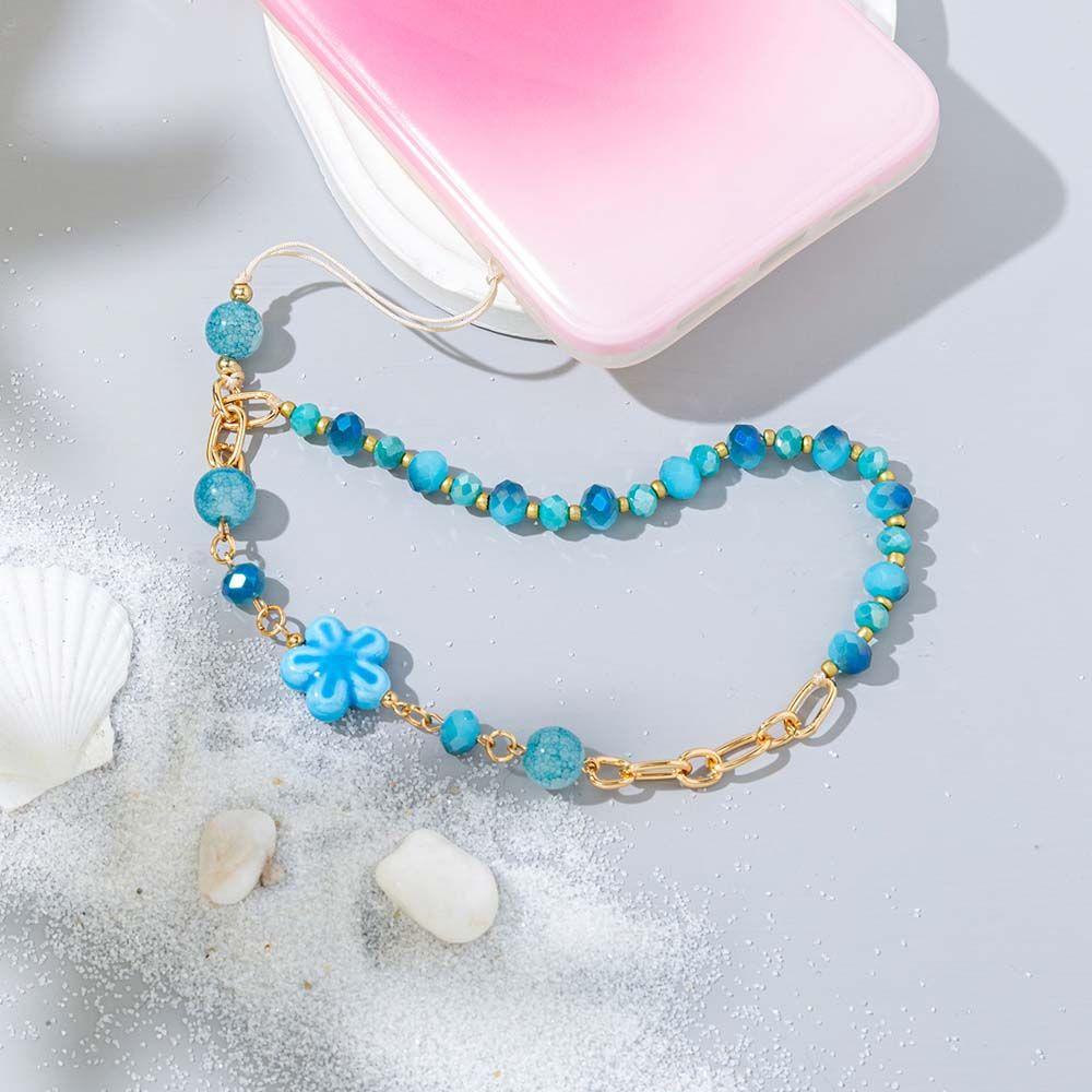 Dây Chuỗi Hạt Handmade Chống Thất Lạc Gắn Điện Thoại Di Động Tiện Lợi