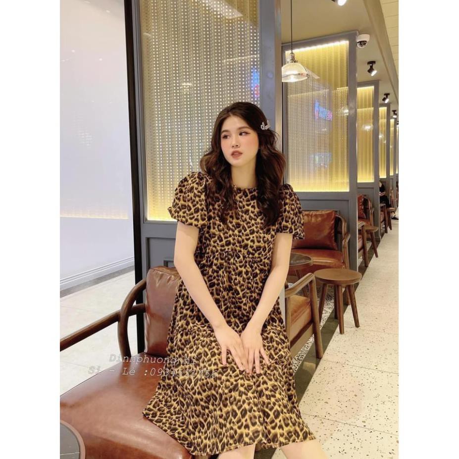 Đầm Nữ Váy Báo Tay Bồng Siêu Xinh Chất Thô Cực Đẹp  Hàng Cao Cấp Thời Trang Xuân Hè Sang Trọng Cho Phái Nữ. | BigBuy360 - bigbuy360.vn