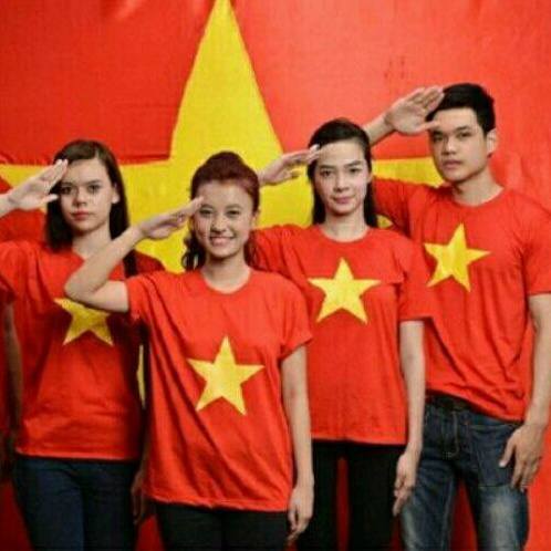 Áo thun cờ đỏ sao vàng Việt Nam hàng tốt cao cấp