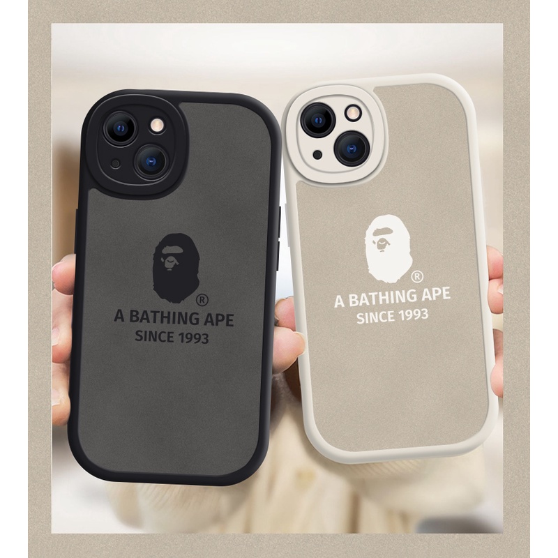Ốp Điện Thoại Mềm In Logo BAPE Cho iPhone 6 / 7 / 8 Plus / X / XR / Xs Max 14 / 13 / 12 / 11 Promax