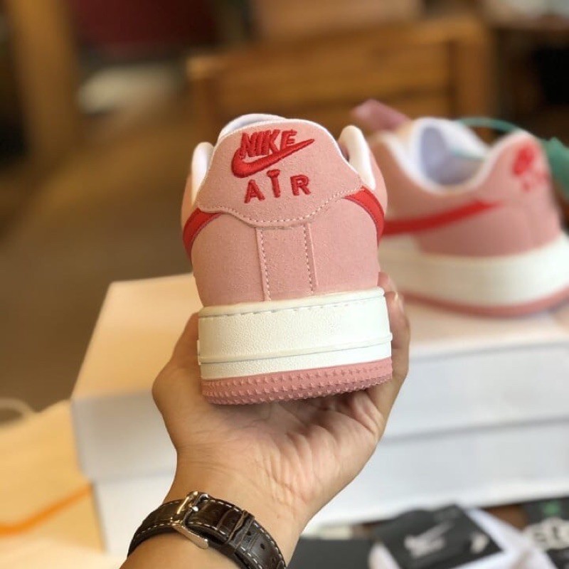 [ Free Ship ] Giày AF1 valentine Hồng 2021 [ air force 1 ] [ Giày thể thao ]