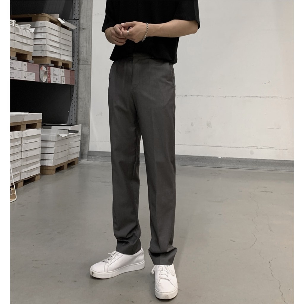 Quần tây ống suông rộng CHUỘT TRẮNG ANN PANTS