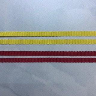 1 Mét Dây Ruy Băng Gân Viền Áo Bản Rộng 5 Ly (0,5cm) Màu Đỏ / Vàng Hàng Công Ty