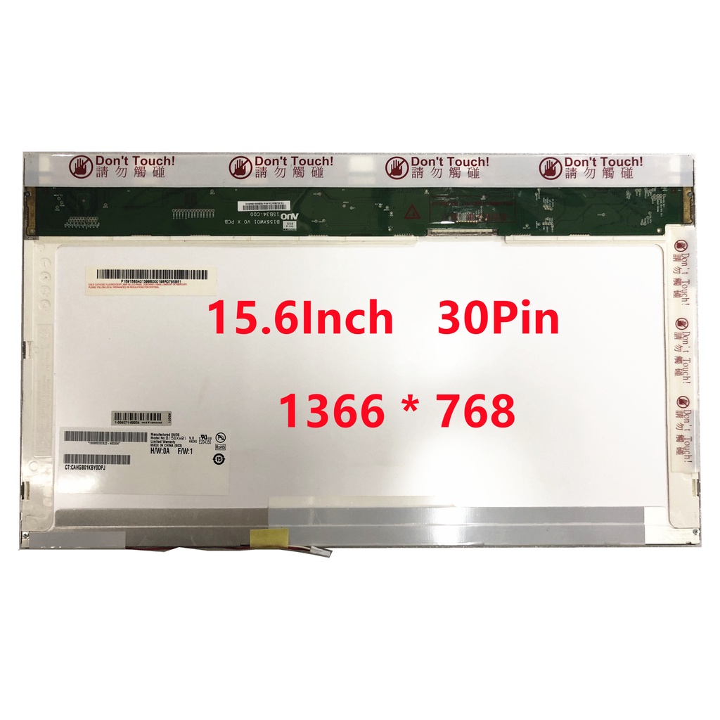 Bảng điều khiển màn hình LCD máy tính xách tay 15,6 inch LTN156AT01 B156XW01 N156B3 L02 CLAA156WA01A