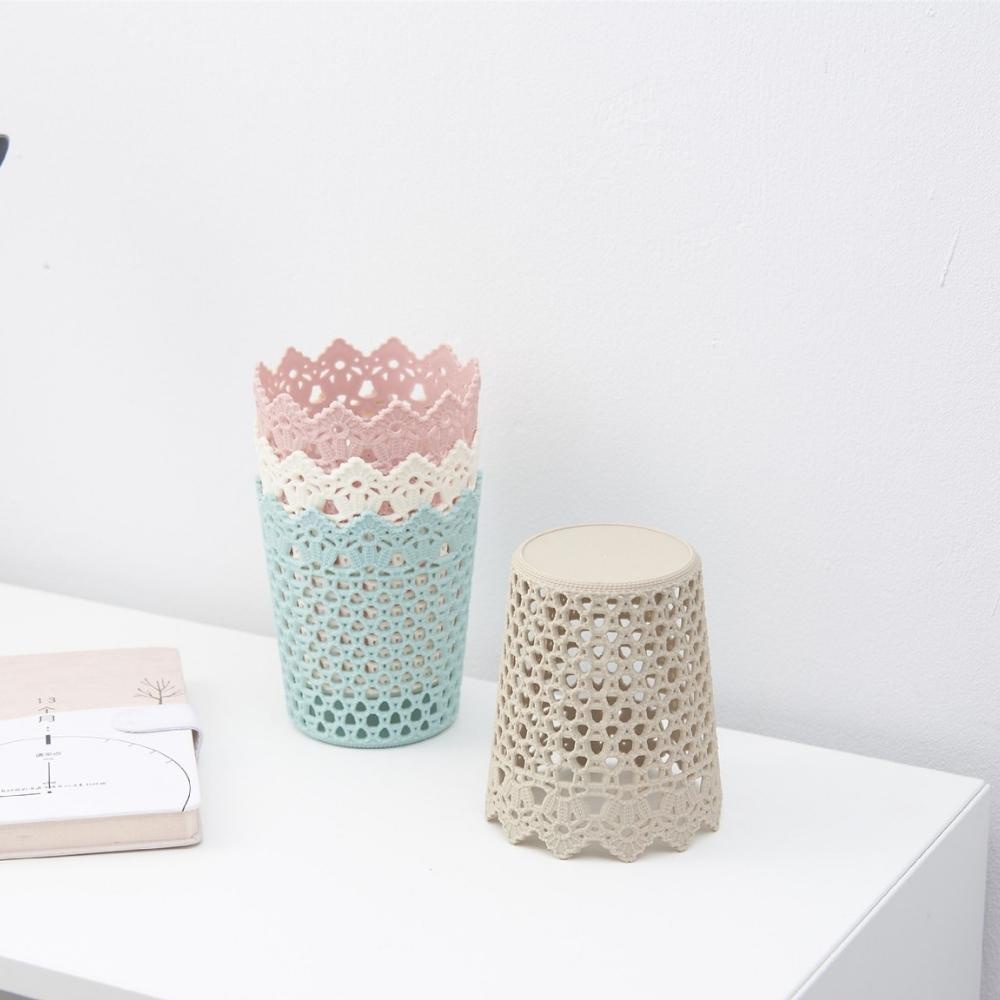 Lọ cắm bút Nhựa Giả mây Pison nhiều màu, khay đựng đồ đa năng cho góc làm việc gọn gàng - 1 cái