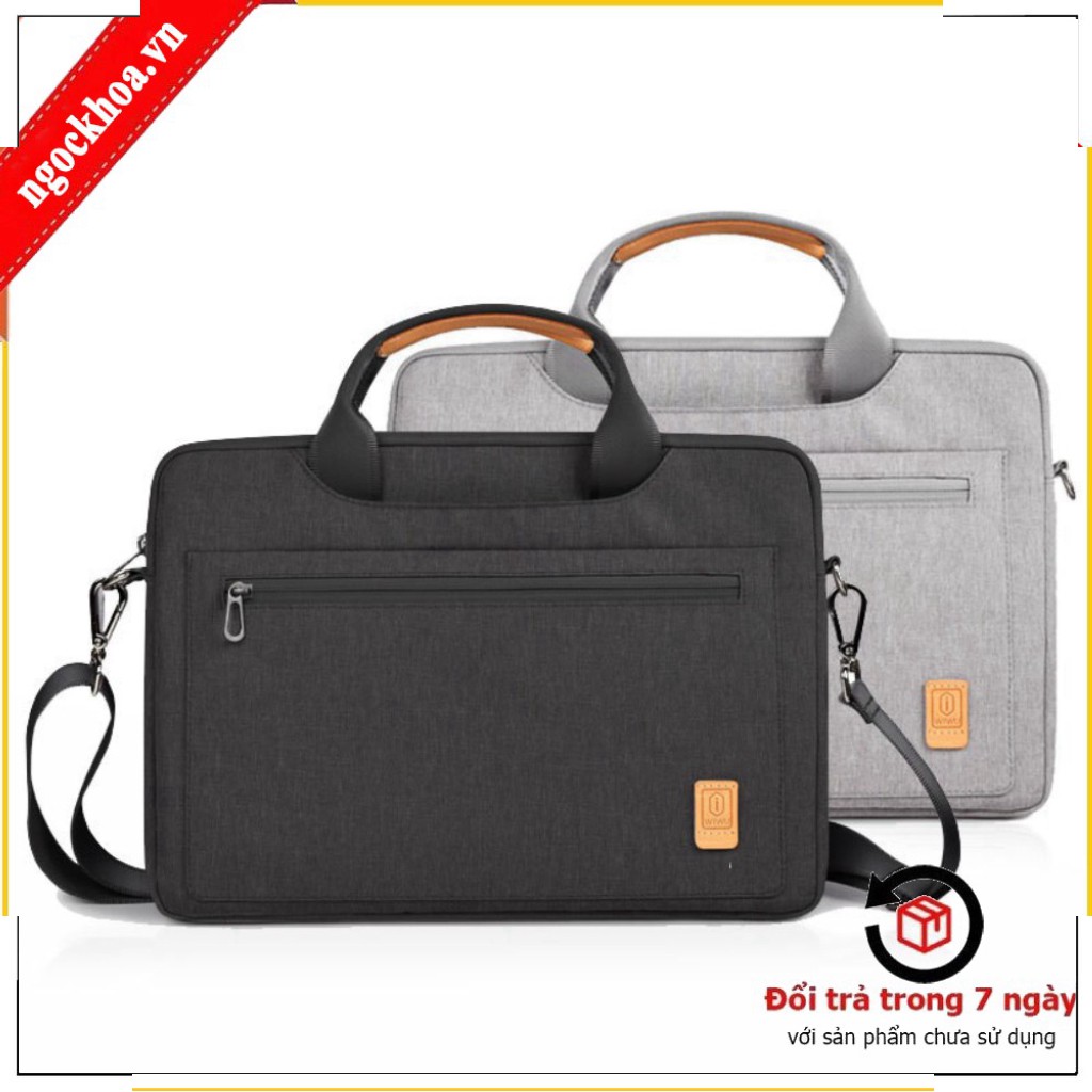 T- Túi Laptop-Macbook Và Sổ Sách Tài Liệu Full Size ( 13.3 - 17 inch) Wiwu Pioneer Shoulder Case