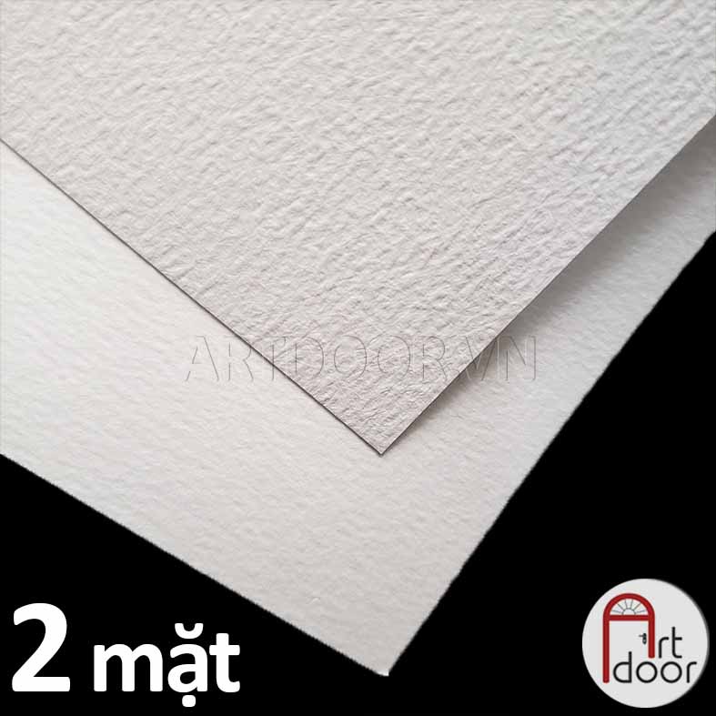 [ARTDOOR] Giấy vẽ màu nước NABII Aqua Fat 55% Cotton dày 300gsm (vân nổi Cold) - Newbie (8 tờ)