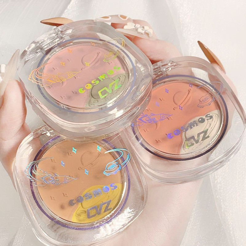 (Hàng Mới Về) Phấn Má Hồng CVZ Hai Tông Màu Trang Điểm Tự Nhiên lâu trôi chống nước Săn Chắc Da Kem che khuyết điểm blush mĩ phẩm nội địa trung | BigBuy360 - bigbuy360.vn