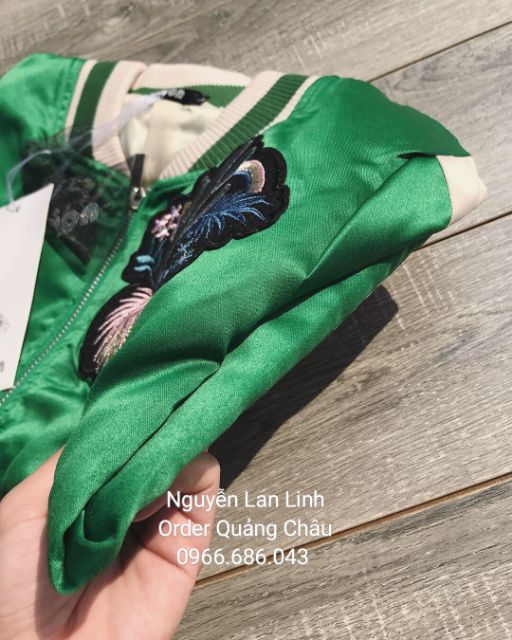 BOMBER XANH HỌA TIẾT