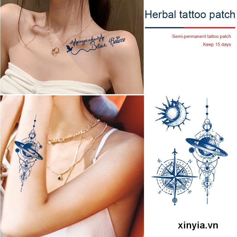 Hình Xăm Dán Tạm Thời Chống Nước Lâu Trôi Trong 15 Ngày