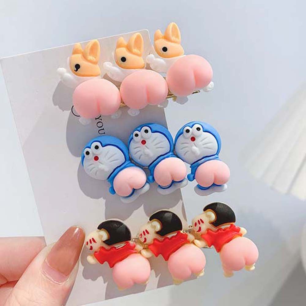 Kẹp Tóc Mái Kiểu Hàn Quốc Thời Trang Cho Bé Gái
