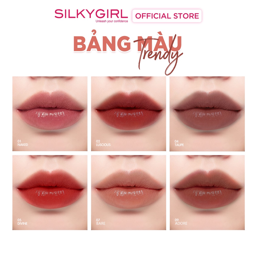 Son Dưỡng Có Màu Silkygirl Moisture Rich Lipcolor 3,2g