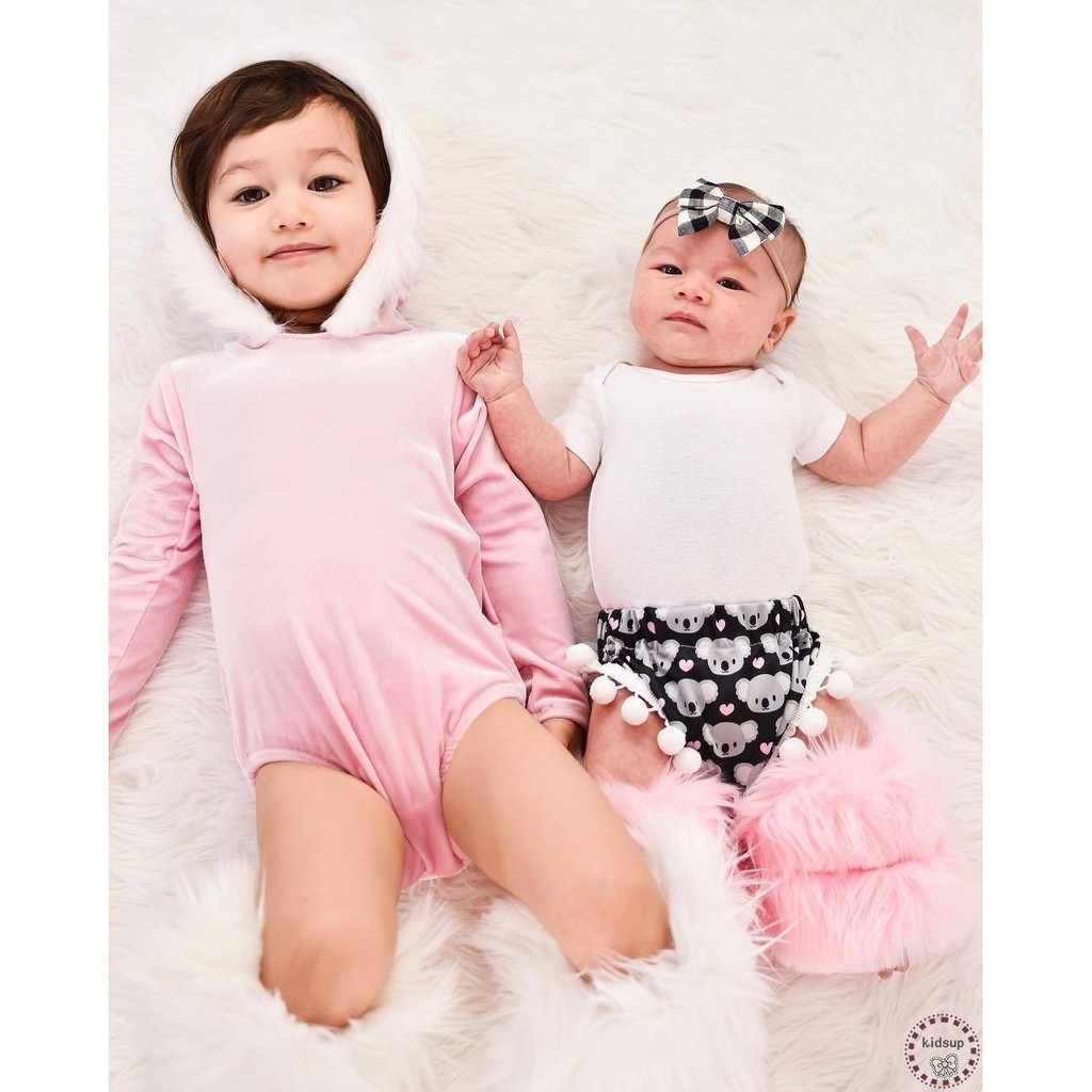✸ღ✸Cute Velvet Baby Infant Girl Romper Hooded Jumpsuit Bodysuit Outfits Clothes Xmas | BigBuy360 - bigbuy360.vn