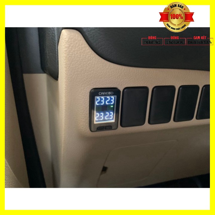 Cảm biến áp suất lốp trong cao cấp nhãn hiệu Careud dùng cho xe ô tô 912 chống nước - Bảo hành 12 tháng